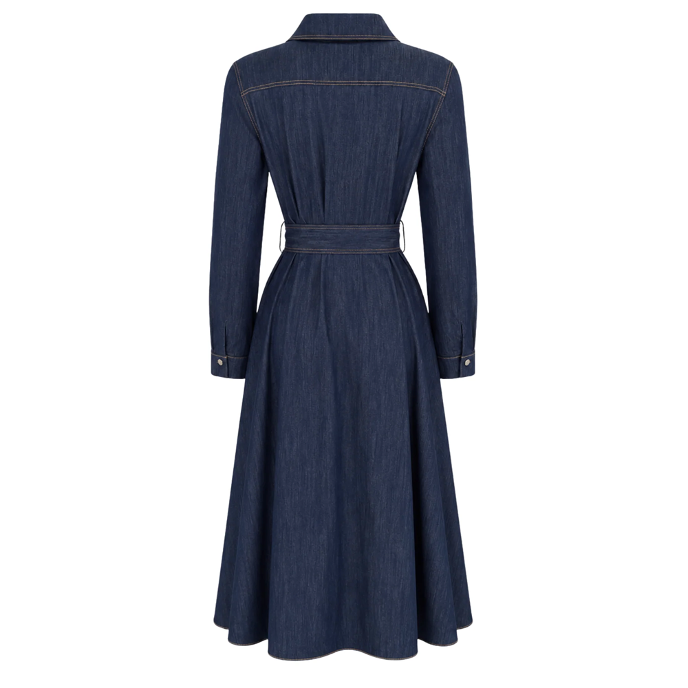 پیراهن لینا Denim - Image 5